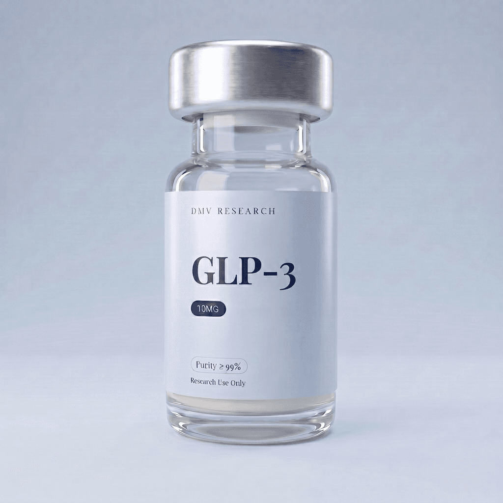 DMV Research GLP-3 research peptide vial